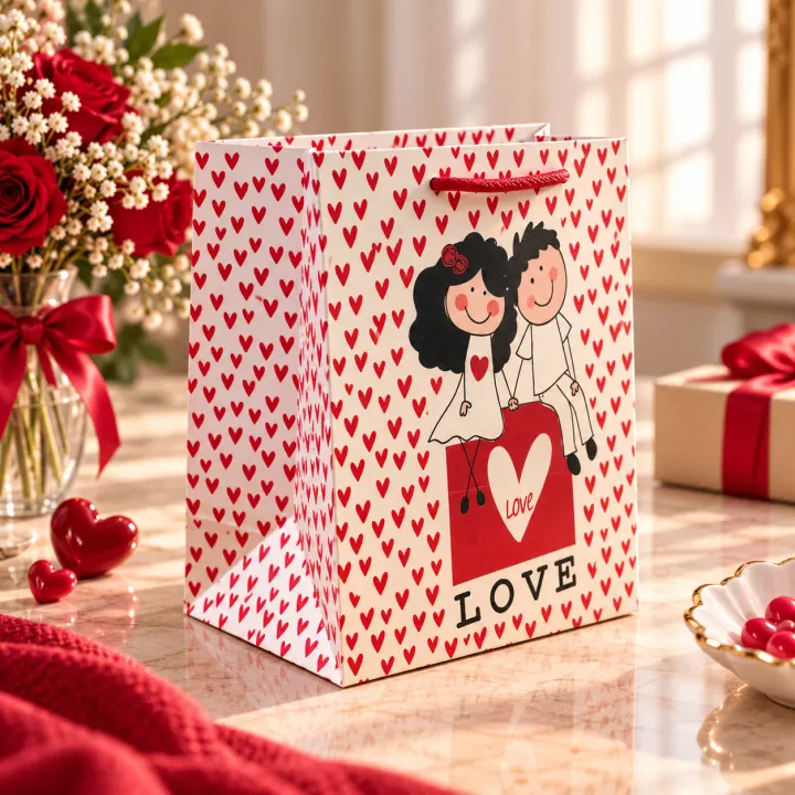 ساک هدیه مدل دختر و‌پسر عاشق