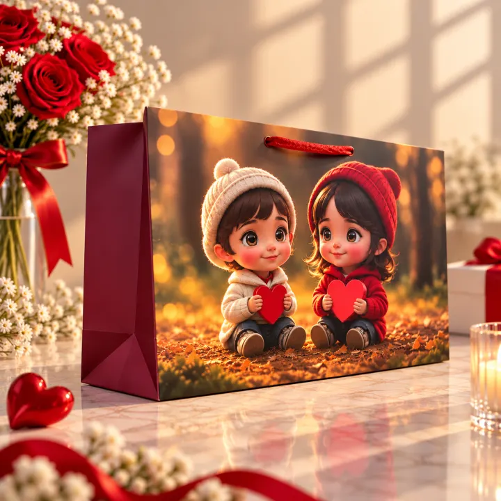 ساک هدیه مدل دختر و پسر کوچولو
