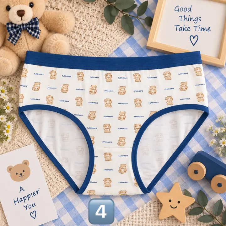 شورت اسلیپ عروسکی تدی آبی — تصویر ۵