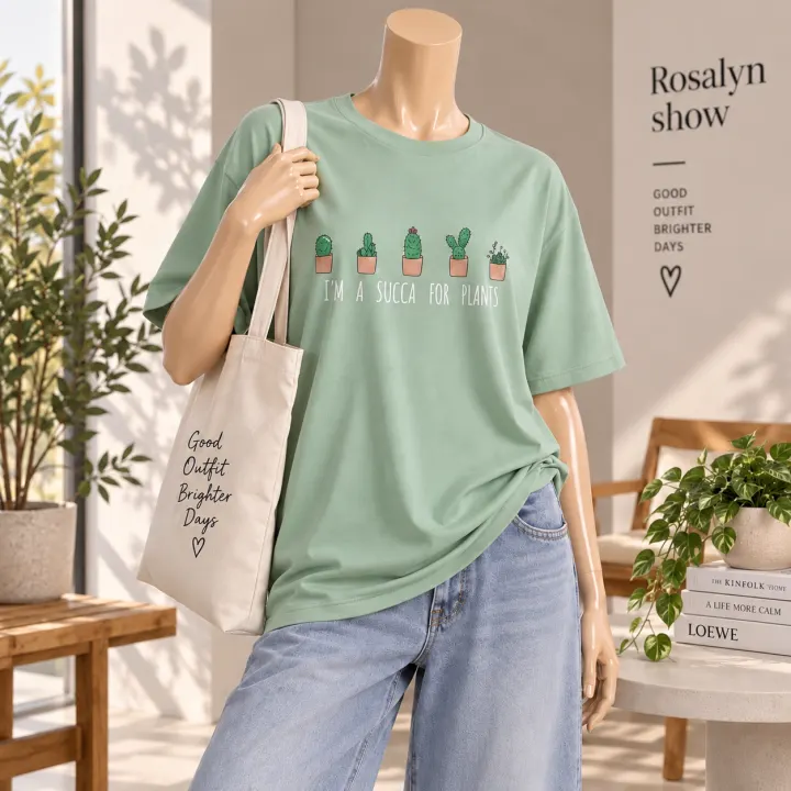 تیشرت قواره دار کاکتوس — تصویر ۴