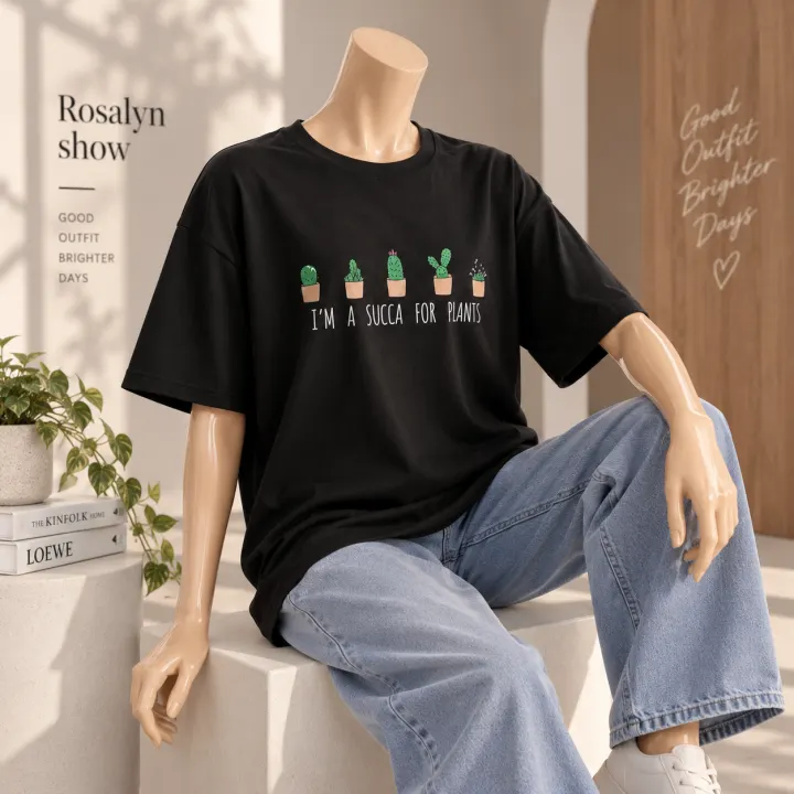 تیشرت قواره دار کاکتوس — تصویر ۸