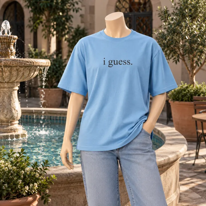 تیشرت قواره دار I guess — تصویر ۳