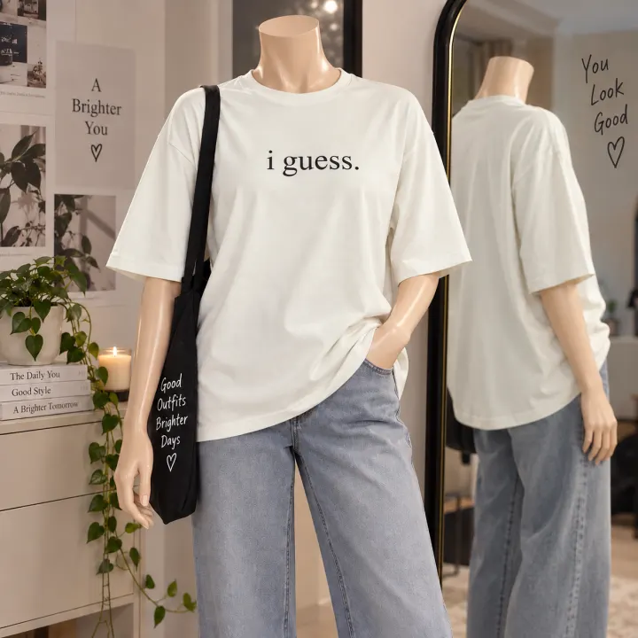 تیشرت قواره دار I guess — تصویر ۸