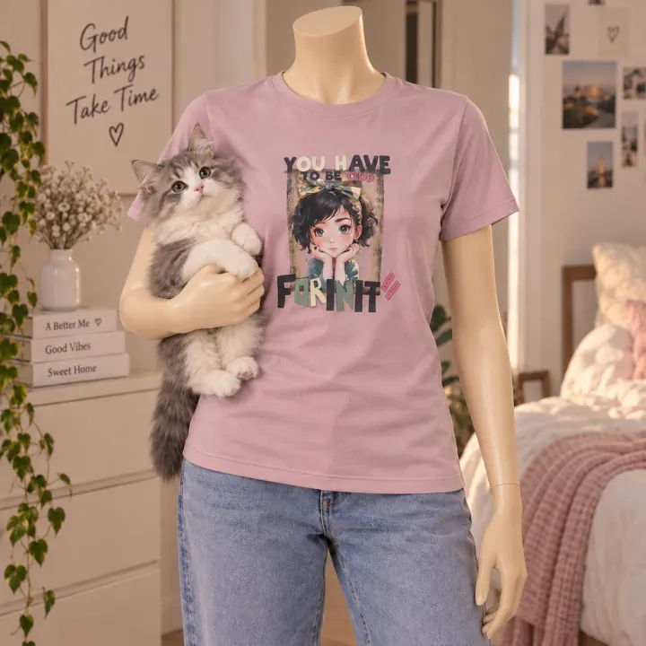 تیشرت قواره نرمال Odd girl — تصویر ۳