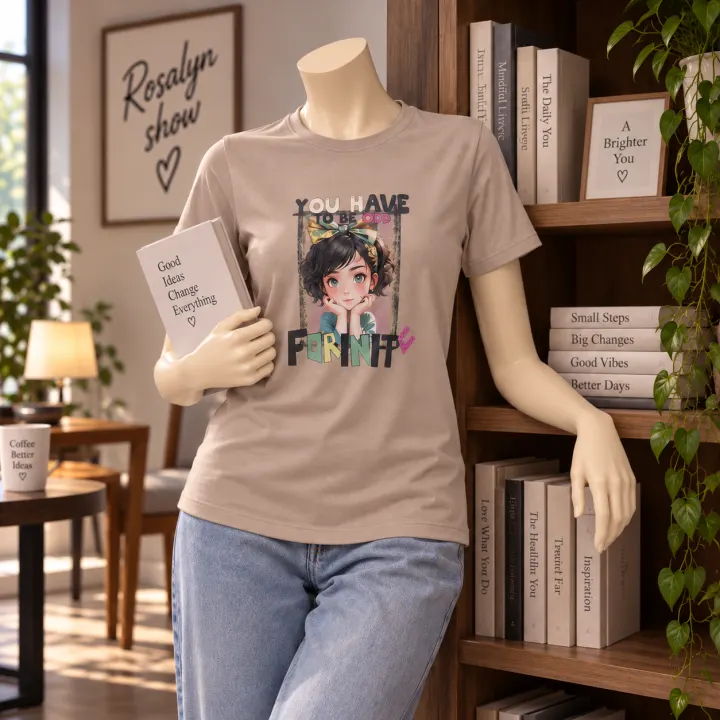 تیشرت قواره نرمال Odd girl — تصویر ۴
